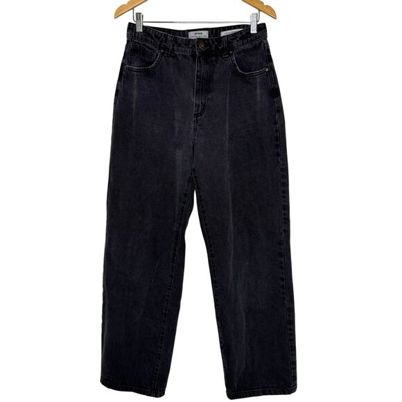 Cotton On Loose Straight Jean Gray Black size 8 US - Picture 2 of 4